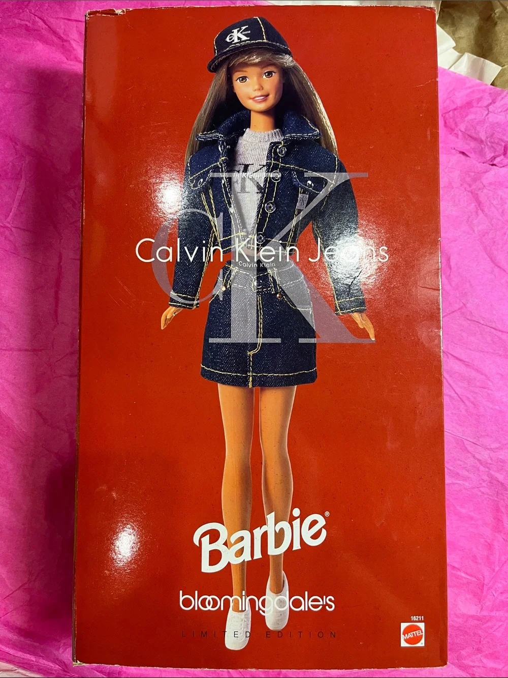 1996 Mattel Bloomingdale's Limited Edition Calvin Klein Jeans Barbie NRFB